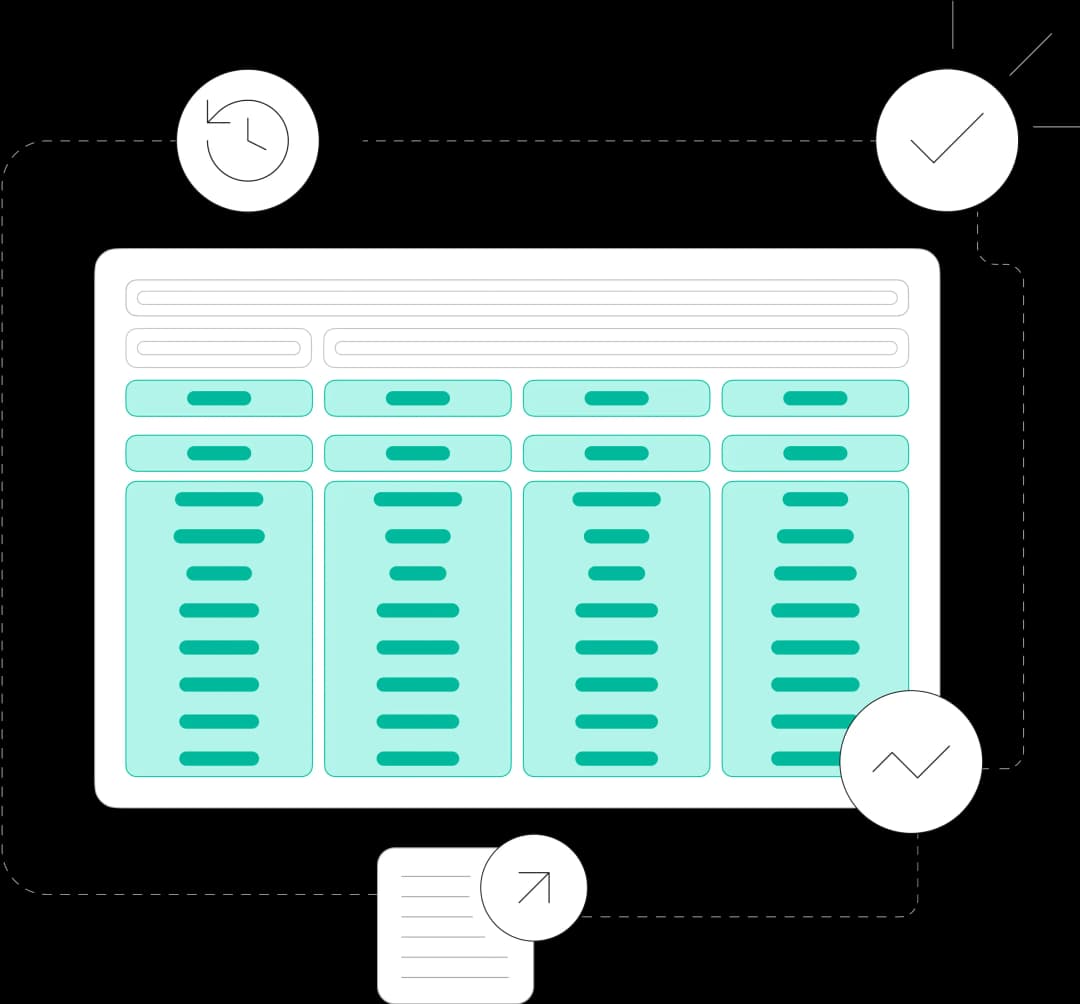 Blendwise pricing grid interface with real-time updates
